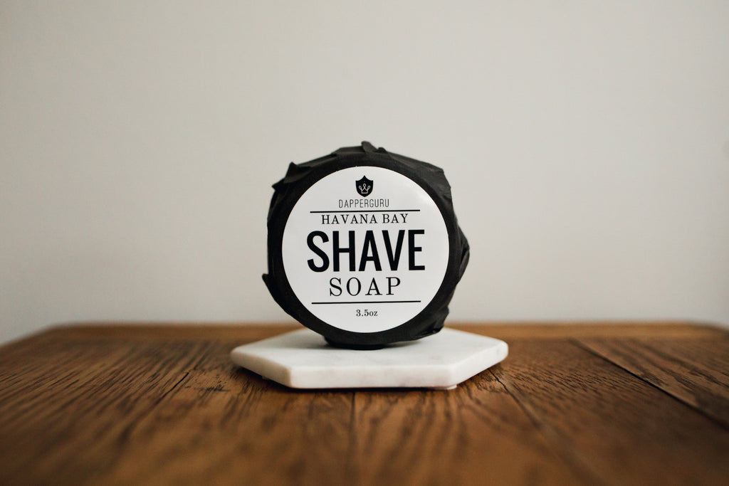 Havana Bay Shave Soap from Dapper Guru, a veteran-made product